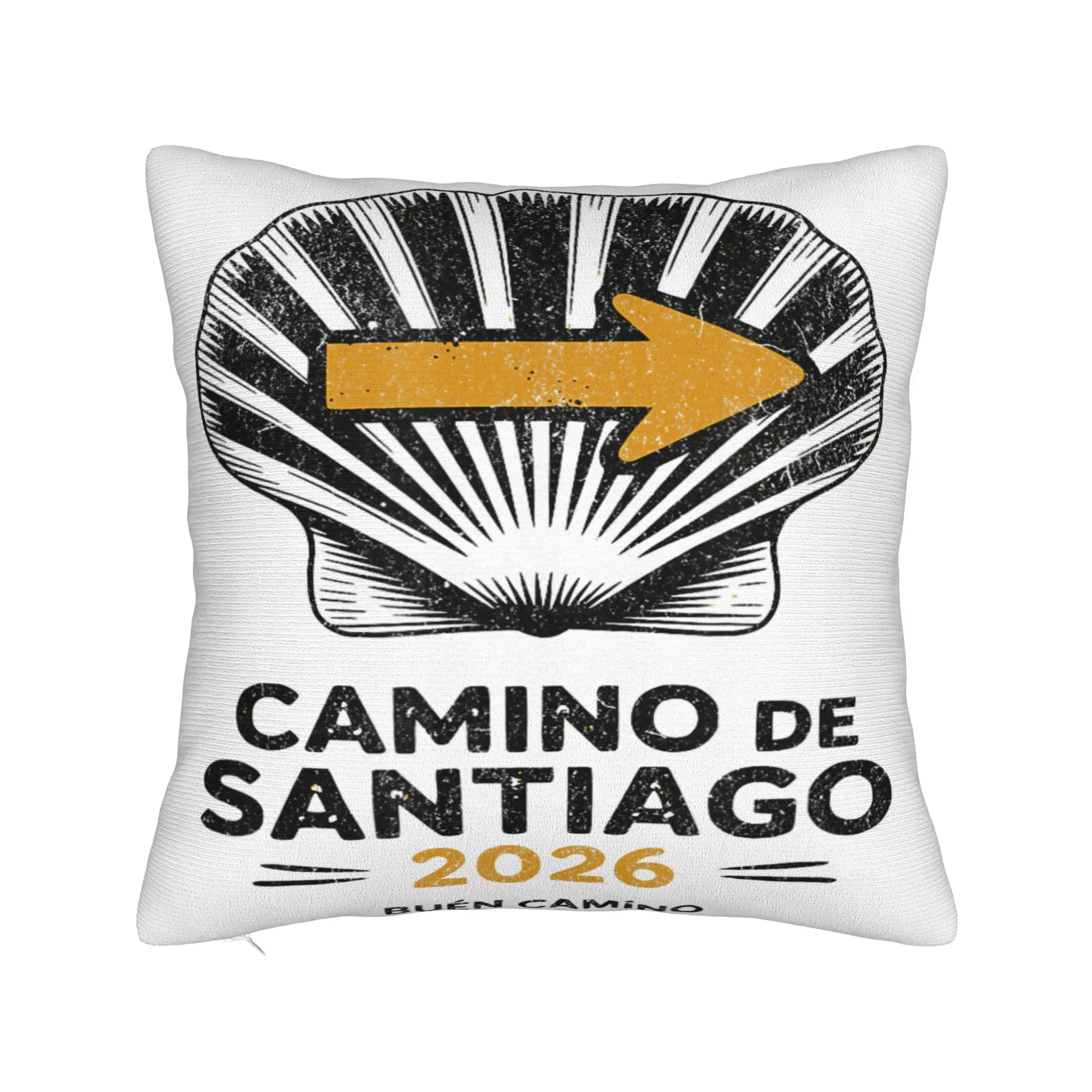 Decorative Pillowcase Camino de Santiago 2026  Merch Chair  Throw Pillow Case Cover Square Multiple Sizes