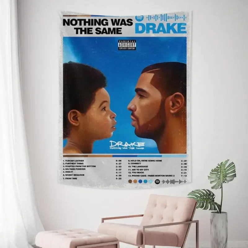 D-Drake Nothing Was the Same Flag Decorative Home Objects Garage Decoration for Bedroom Stuff Advertising Outdoor Decors Flaga