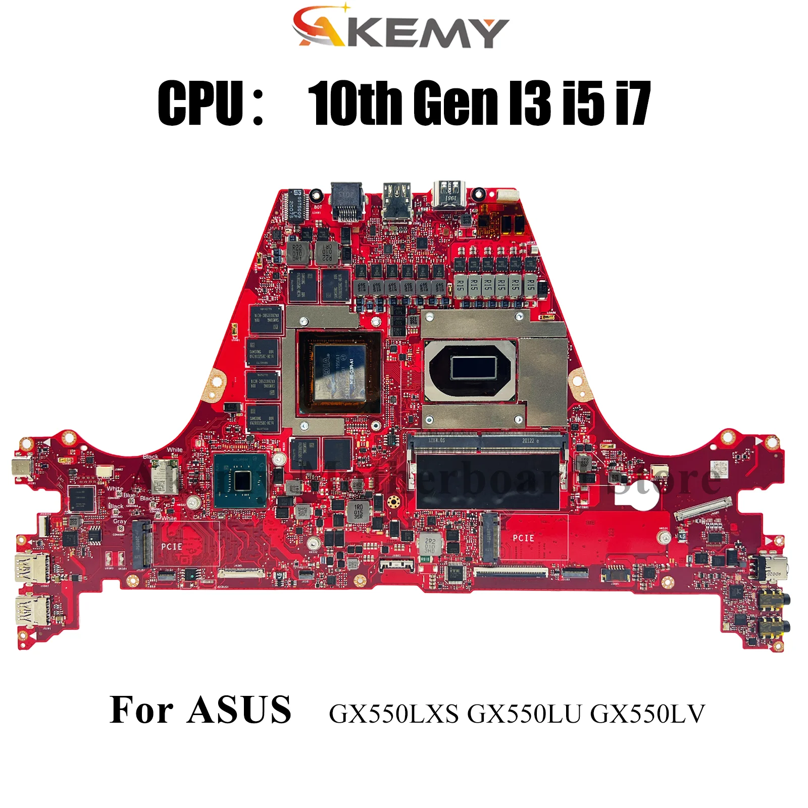 

GX550LXS Материнская плата для ноутбука ASUS ROG Zephyrus Duo GX550LS GX550LU GX550 GX550LW GX550LV GX550LXS Материнская плата 10-го поколения I3 i5 i7