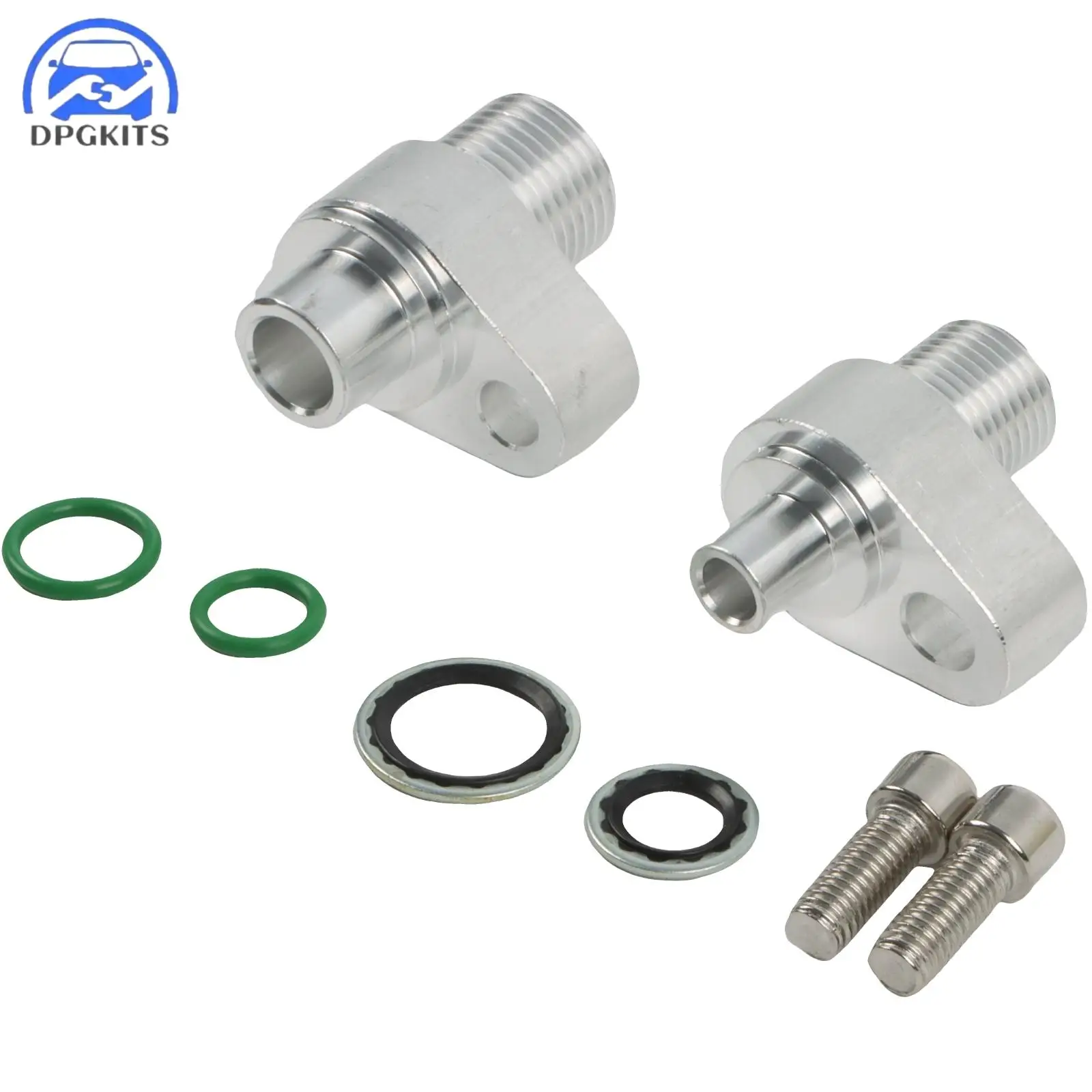 

2pcs 13/16mm Swap A/C Compressor Adapter Fittings 451-1105 451-1106 440-822 440-823 For Denso 10S17F 10S20F Compressors New