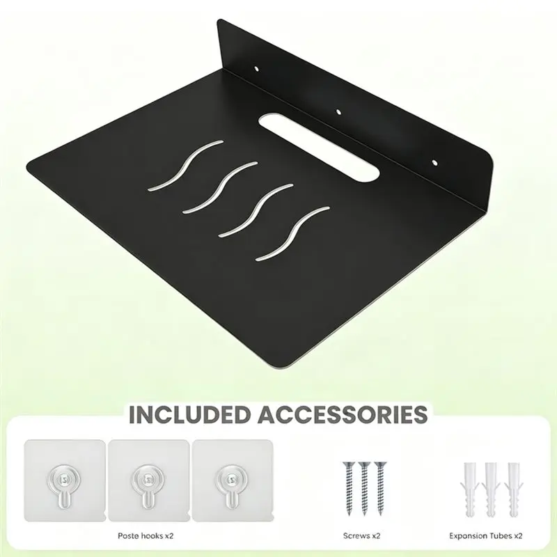 WORTHOWN-Wall Shelf Wall Floating Shelves Acrylic Floating Shelves Multipurpose Display Stand For Bedroom, Living Room