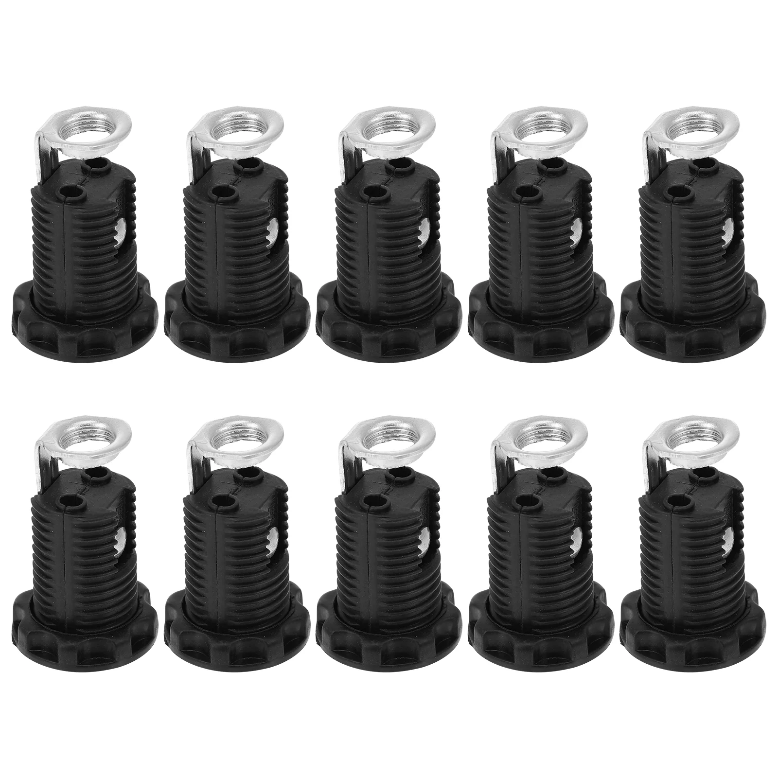 10 Pcs Vintage E12 Lamp Holder Screw Socket Adjustable Adapter Chandelier Light Bulbs