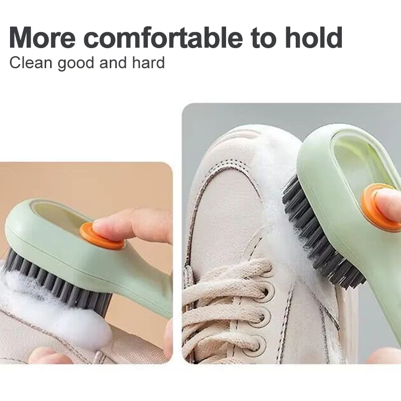 Multifunctional Cleaning Brush Soft-bristled Liquid Shoe Brush Clothes Brush Shoe Clothing Board Brush Shoe Cleaner