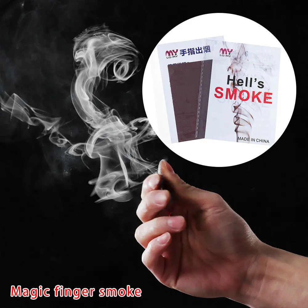 Close-Up Finger Magic Tricks for Kids, Surprise, Smoke Net Props, Fun Toys, Handmade Somking Paper, Kids Toys