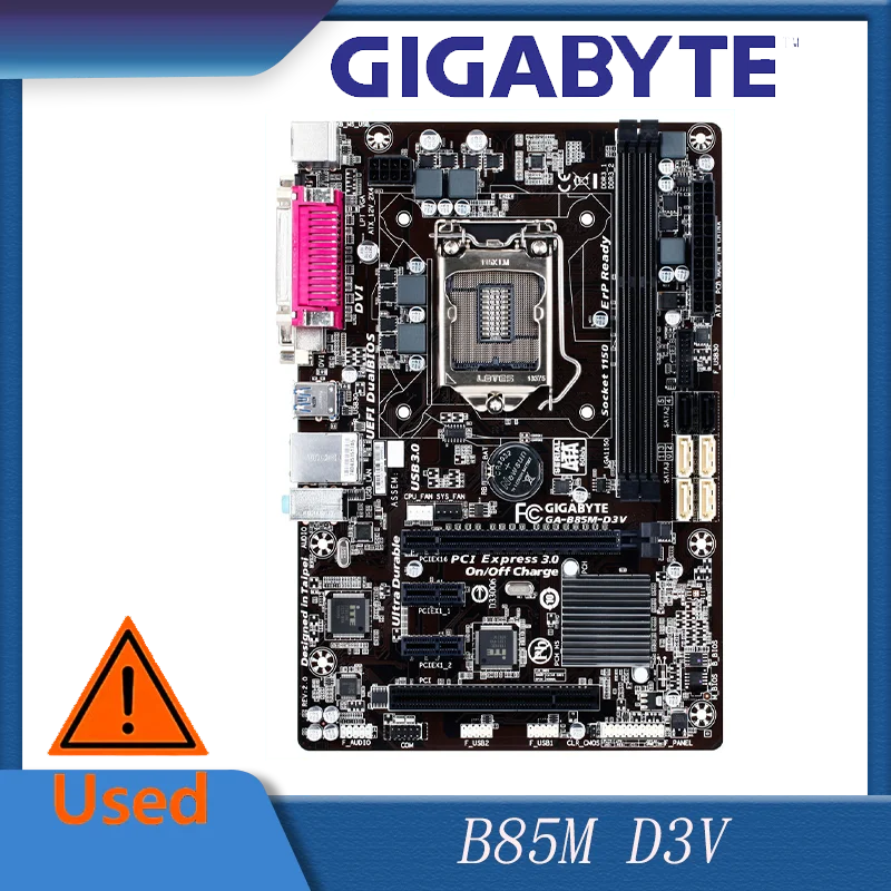 

Материнская плата Gigabyte GA-B85M-D3V-A LGA1150 Micro ATX Form Factor