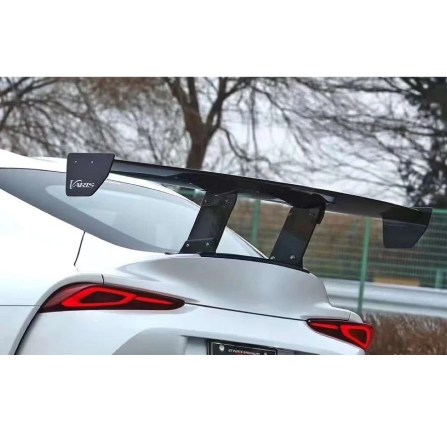 For Toyota Supra A90 A91 MK5 2019-2022 VRS Style Carbon Fiber Rear Spoiler Stand base