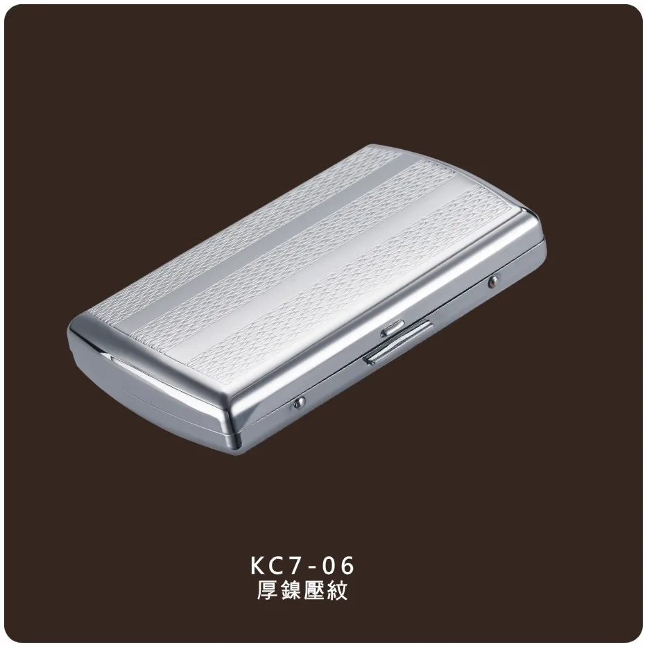 Portable Mini Cigarette Case for Men and Women Stainless Steel Thick 84mm Cigarette 12Pcs