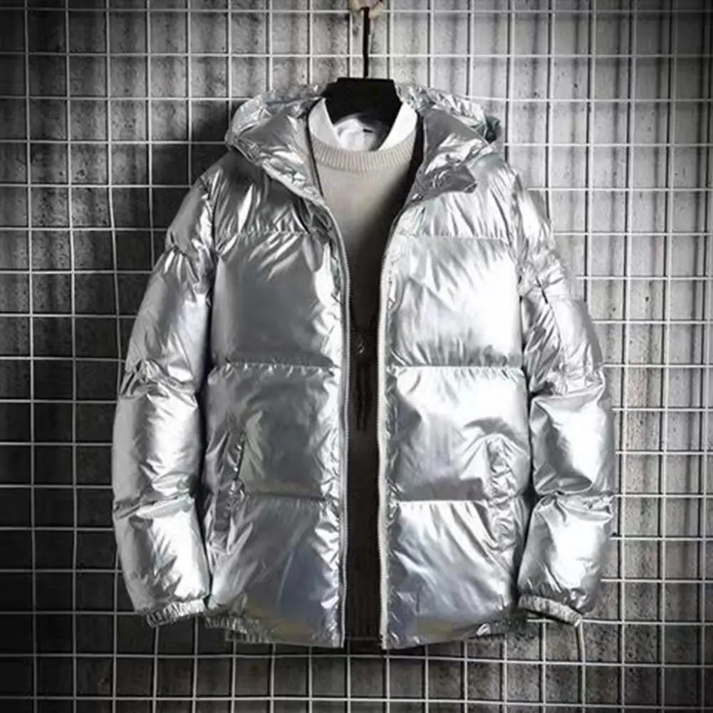 Chaqueta acolchada de algodón para hombre, abrigo grueso con capucha y puño elástico, a prueba de viento, para Otoño e Invierno