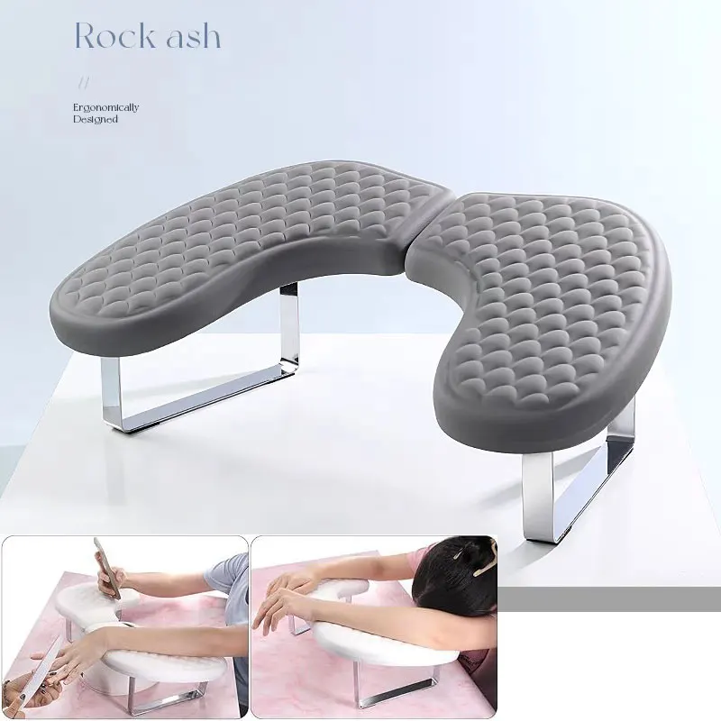 

Подушка для дизайна ногтей, подушка для рук, две руки, U-образный металлический кронштейн, большой подлокотник, маникюрный коврик, коврик для маникюра, инструменты для маникюрного салона