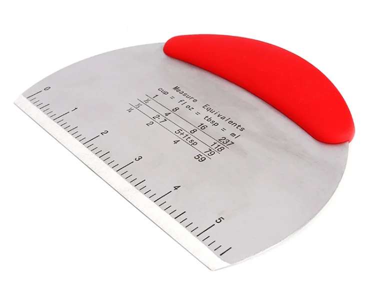 قاطع خَبز دقيق كريم بسكين نصف دائري #4