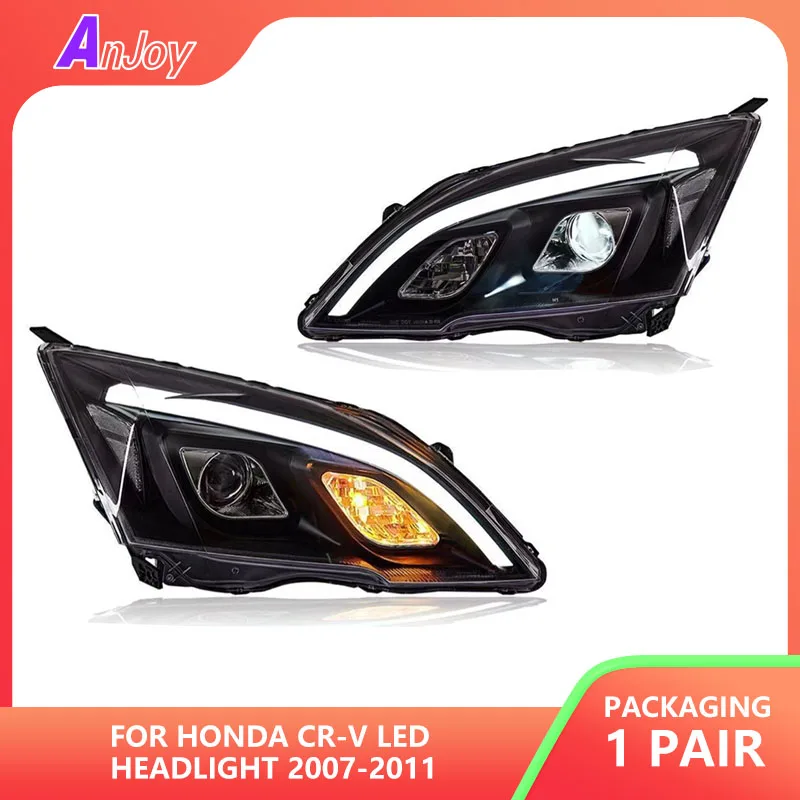

Светодиодные фары для Honda CR-V 2007-2011: ДХО, указатели поворота, дальний свет, линзы-проекторы Angel Eye