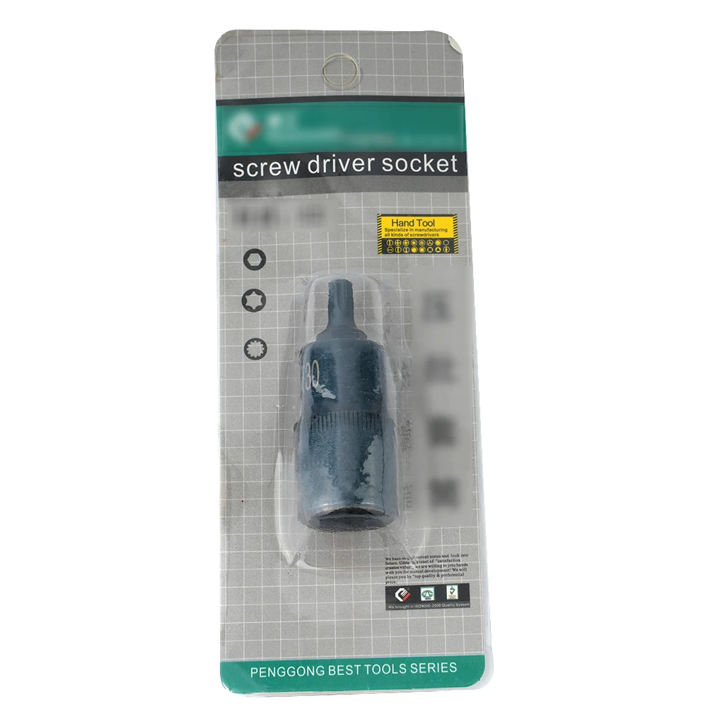 1/2 Inch For Torx Socket Adapter for T30 to for t70 Hexalobular Bit Sizes Designed for Ratchet Wrench Tool Compatibility