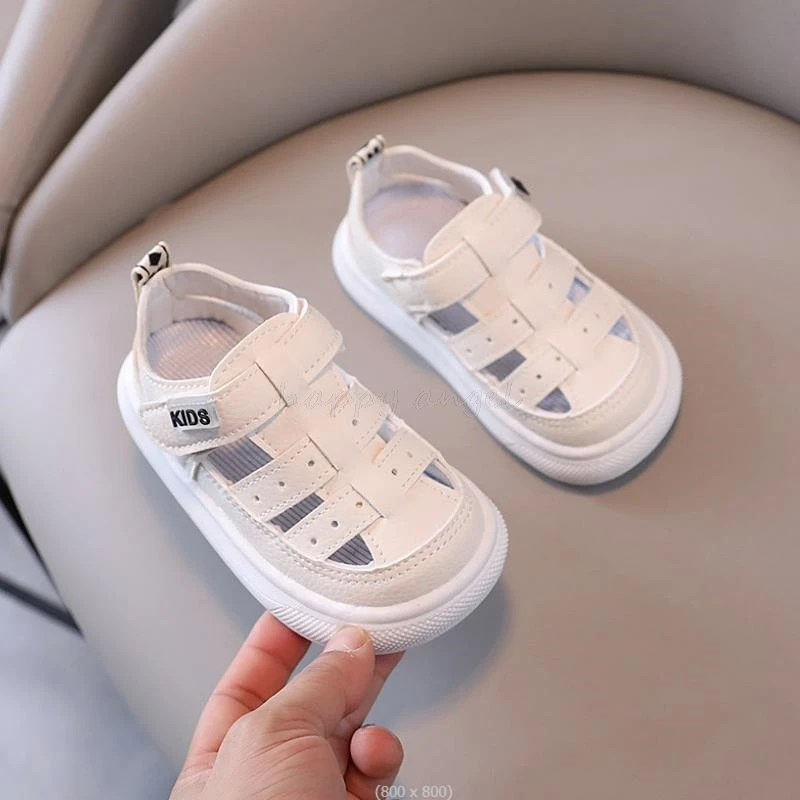 Baby Girls Boys Leather Sandals Summer Children Casual Shoes Soft Sole Anti Slip Infant Toddler Shoes Kids Beach Sandals