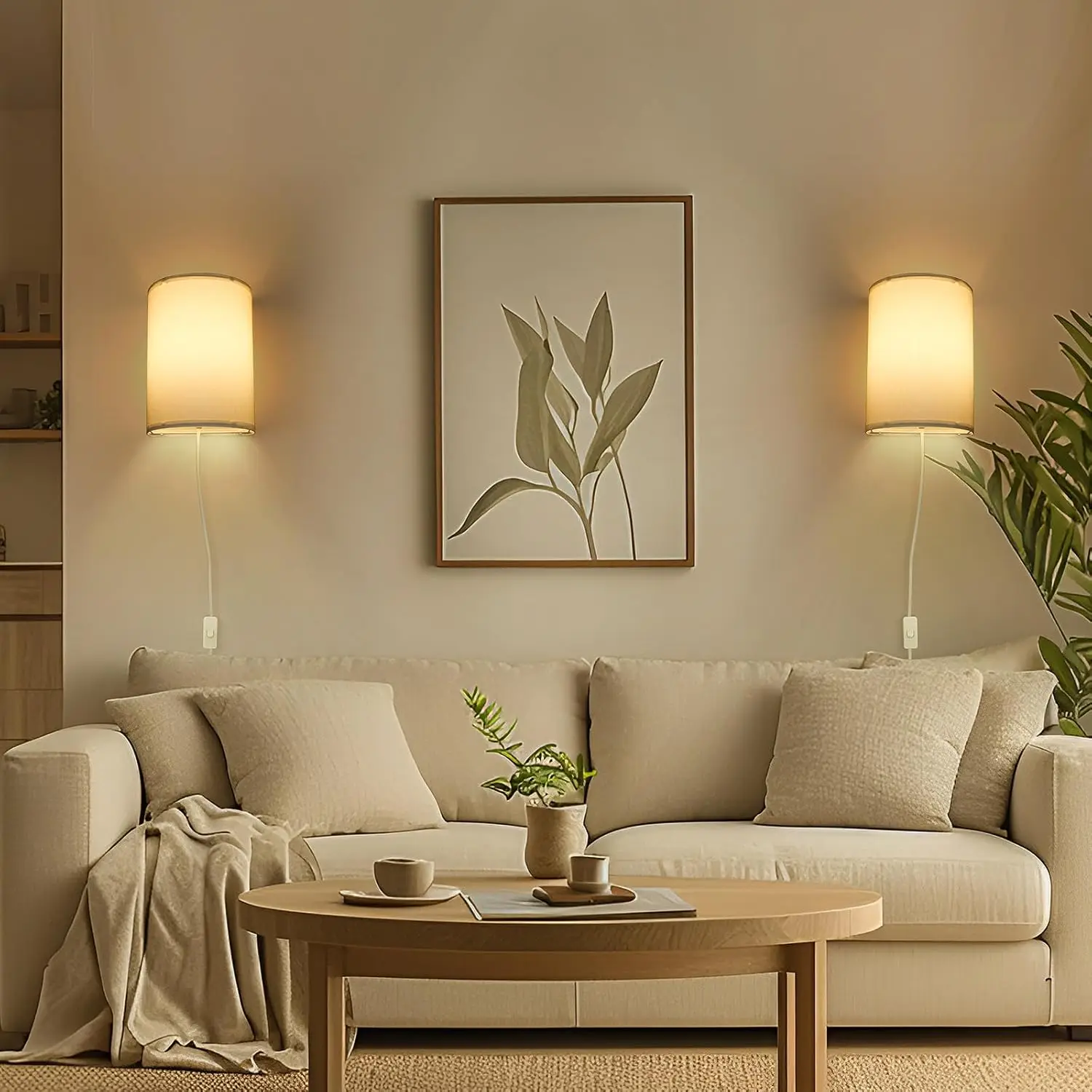 Plug in Wall Sconce Lamp  Industrial Wall Lamp with Plug in Cord Rustic Wall Sconce Fixture Bedroom Atmosphere Bedside Lamp