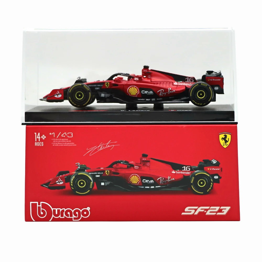 1/43 Bburago 2022/2023 Cars Red Bull Ferrari Mercedes AMG Mclaren APLINE Alfa Romeo Racing Cars Model Die Cast Car Gifts