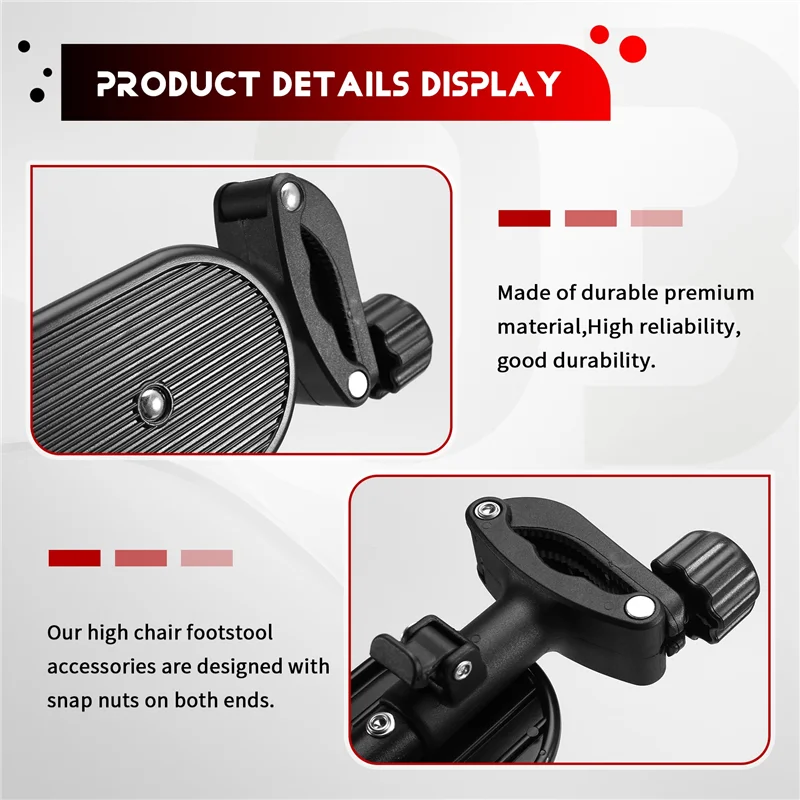 ONCE Foot Pedal Non-Slip Height Adjustable Polypropylene Foot Pedal