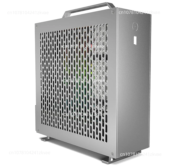 Single-display 1u Power Supply Itx Chassis Double-sided Chamfer Lzmod 5L Mini A24-V5 Dual-slot