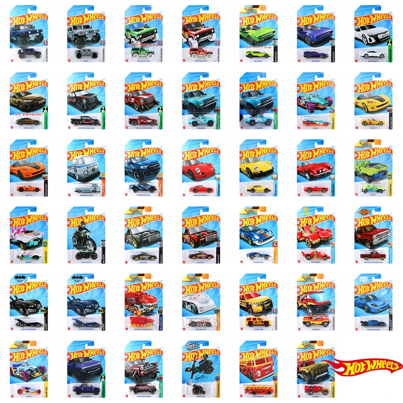 2024 Hot Wheels Car 42 Styles 33-66 Hummer Audi RS GT Ford F-150 Volkswagen T2 pickup truck Dodge Auto Model Boys Toys Gift