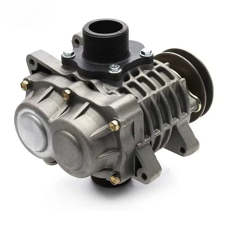 For AISIN AMR300 Mini Roots Supercharger Compressor Blower Booster Turbine 0.5-1.3L With 4 5 6V Pulley Turbo Boost Control