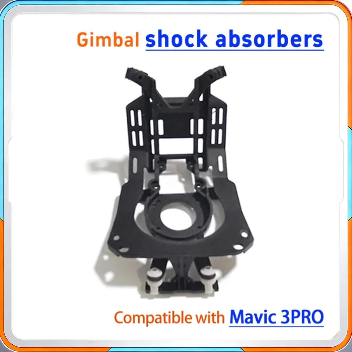 Suitable for DJI Mavic 3/3PRO/3 CLASSIC/3T gimbal shock absorbers, dampers, including upper lower bracket rubber balls view 3