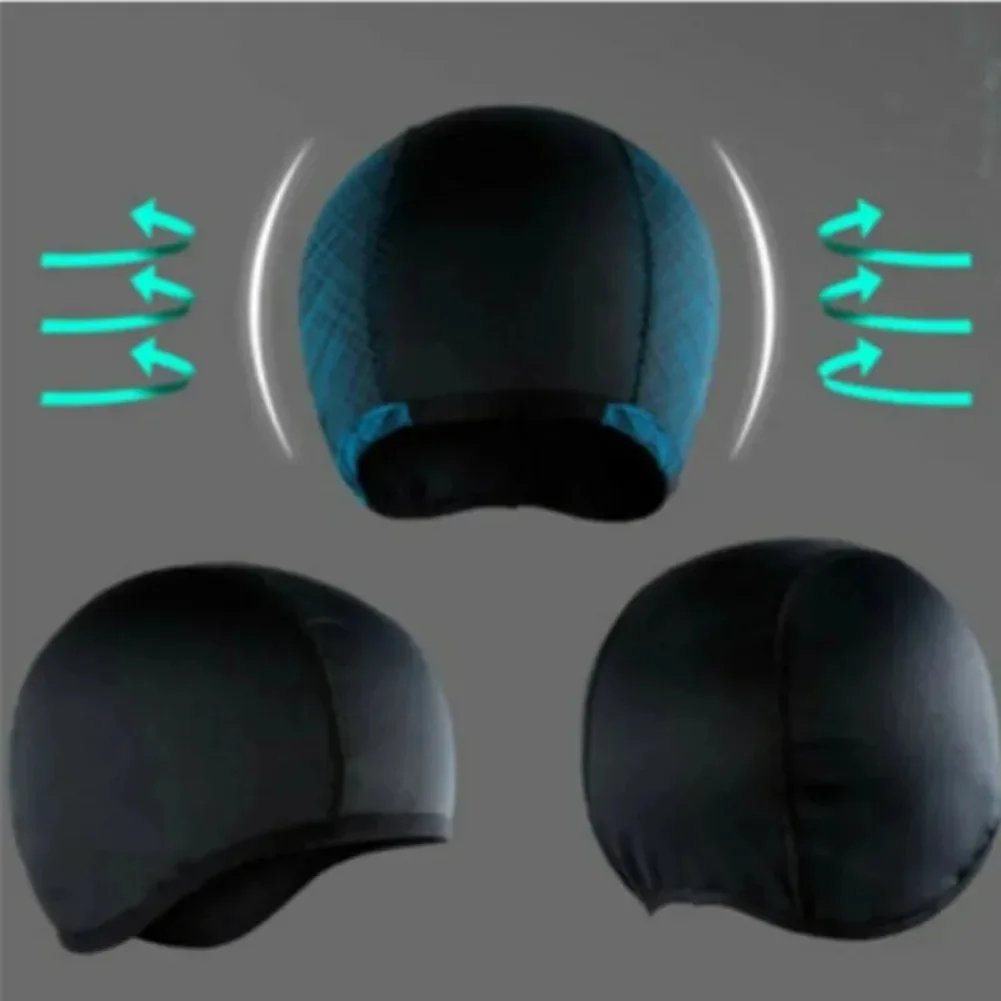 

1/2pcs Motorcycle Helmet Inner Cap Hat Quick Dry Breathable Hat Racing Cap Under Helmet Beanie Cap Motocross Motor Helmet Hat