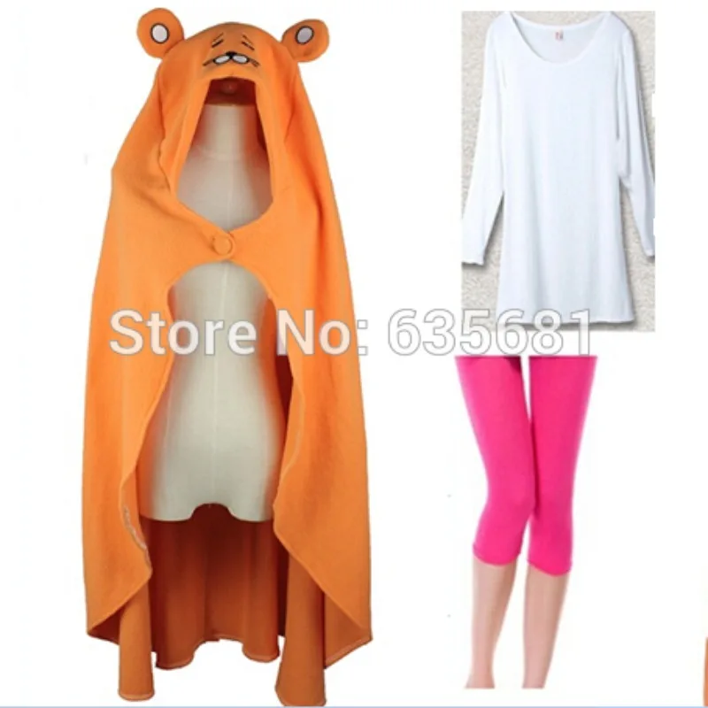 Cos Himouto! Umaru-chan Umaru Doma Cosplay Costume Air Conditioning Blanket Doll Hamster Cloak Cloak