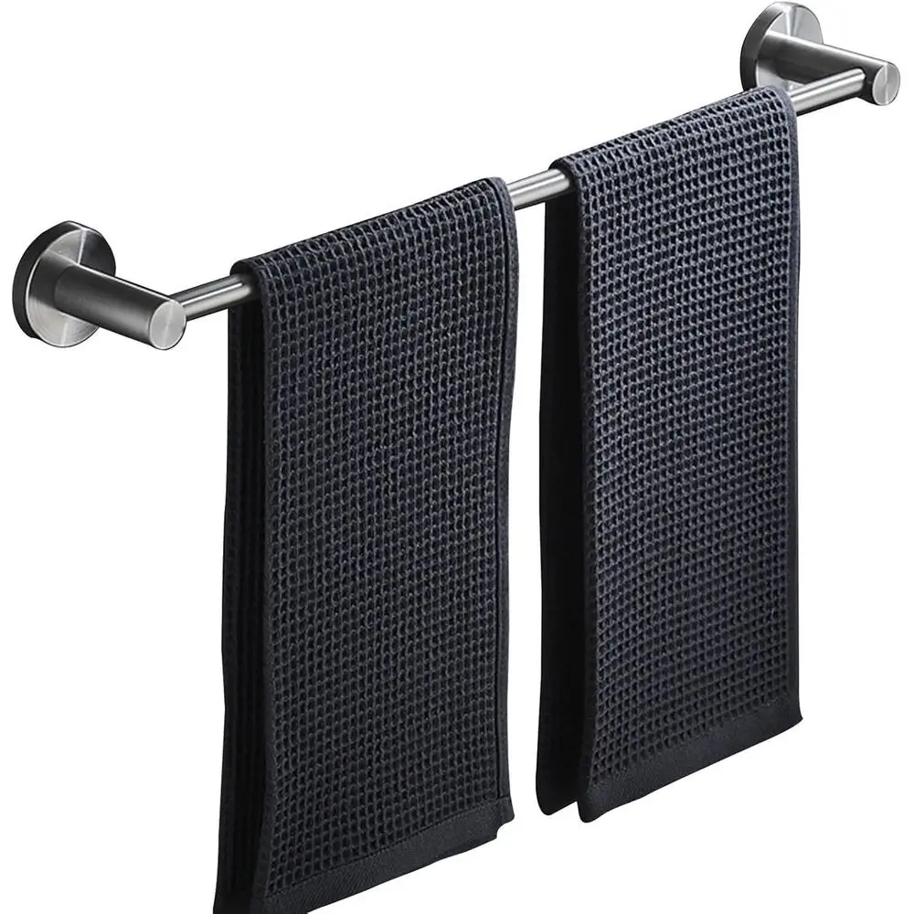 

Polished Stainless Steel 110cm Single Bar Towel Rack for Bathroom and Kitchen