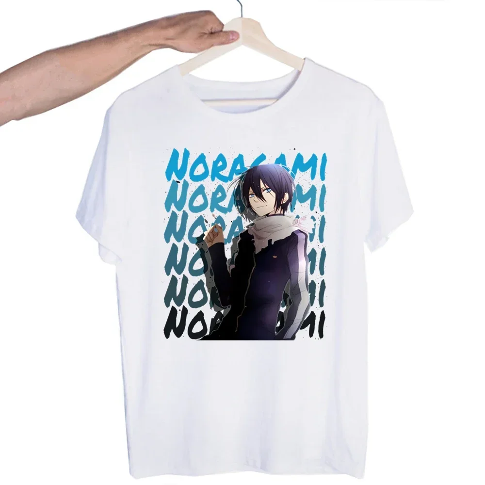 Japanese Anime Noragami Kawaii Stray God YATO Tshirts Men Fashion Summer T-shirts Tshirt Top Tees Streetwear Harajuku Funny