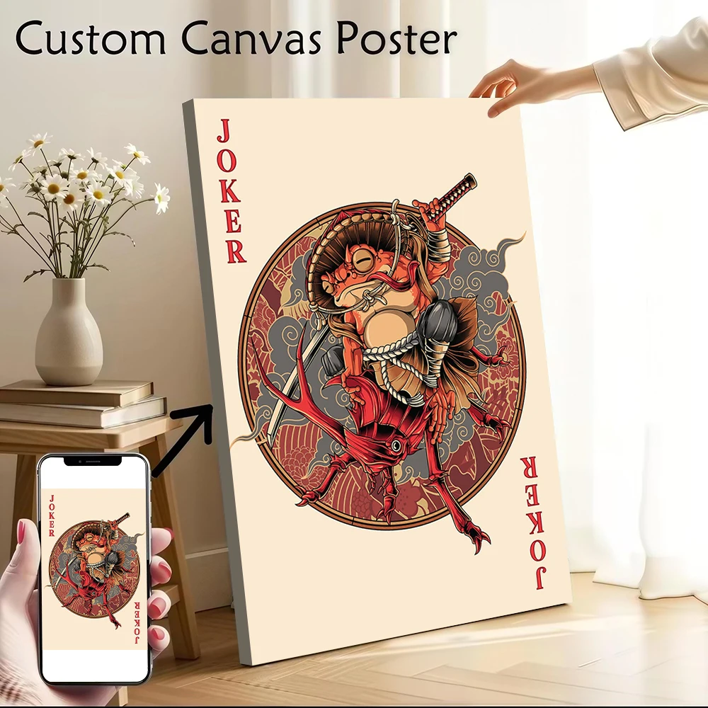 Joker Canvas Poster Wall Art Customizable High Quality Printed Picture for Modern Home Decoration Ornaments Decorative Paintings