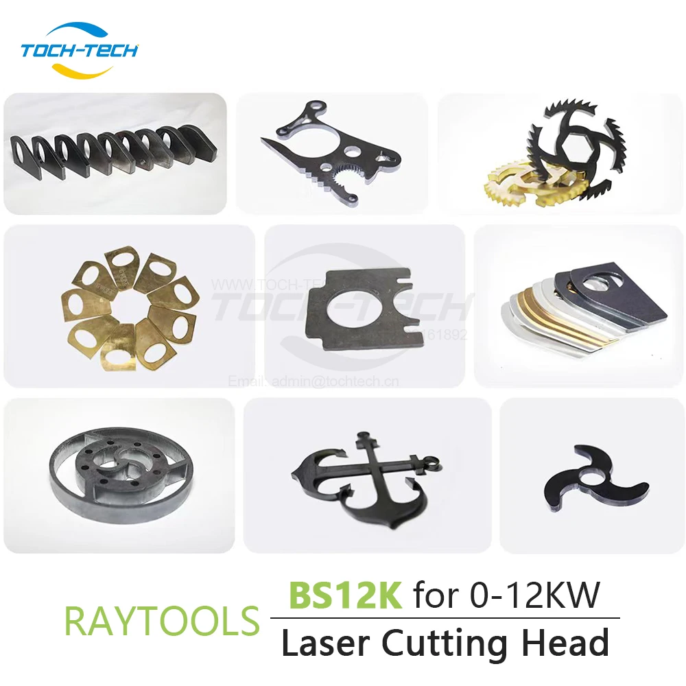 Raytools Auto Focusing Laser Cutting Head, Máquina de corte a laser de fibra, BS12K para 0-12kW