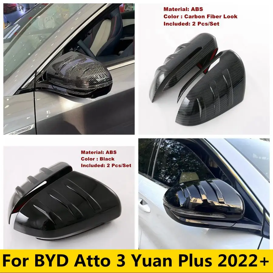 

Anti Scratching Sports Rearview Mirror Decor Protector Shell Cap Wing Cover For BYD Atto 3 Yuan Plus 2022 - 2024 Car Accessories