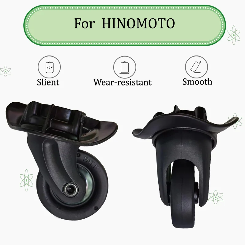 For HINOMTO HK50 Luggage Wheel Replacement Parts - Load Capacity & Anti-Detachment Design - Universal Suitcase Compatibility