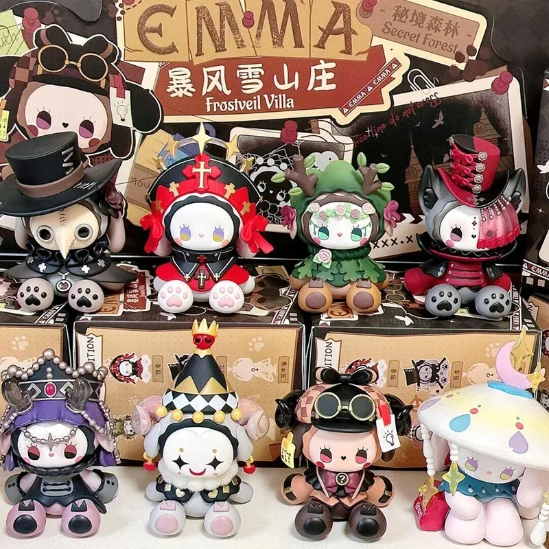 

Bandai Genuine Secret Realm Forest Blizzard Villa Series слепая коробка модная игрушка креативный дизайн кукла фигурка украшения