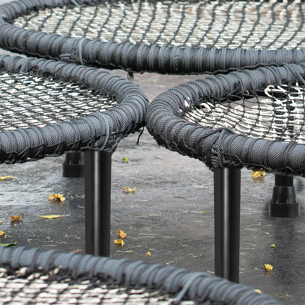 

12 шт. колпачки для ножек батута, резиновые противоскользящие насадки для ног, защита трубок, прочная безопасная посадка для использования в помещении и на открытом воздухе