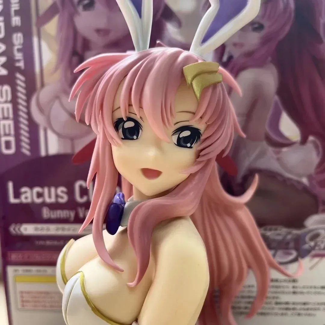 Animation Derivatives Action Figures Lacus Clyne Rabbit Girl Style Delicate Workmanship Kawaii Model Festival Gifts for Friends