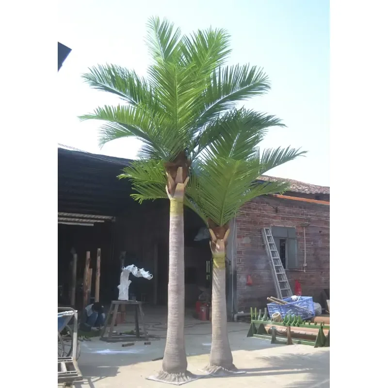 2022 New Design Artificial Palm Tree Made of Plastic for Indoor or Outdoor Decorative Use