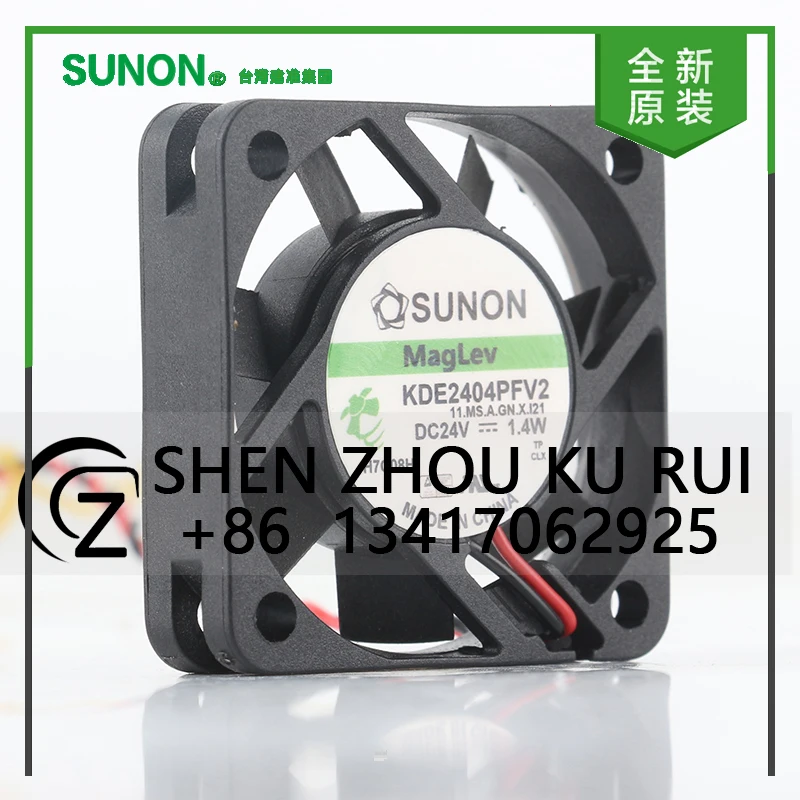 

Оригинальный преобразователь частоты Sunon AC EC 4 см, тихий охлаждающий вентилятор постоянного тока 24 В 1,4 Вт KDE2404PFV2 4010 40X40X10MM