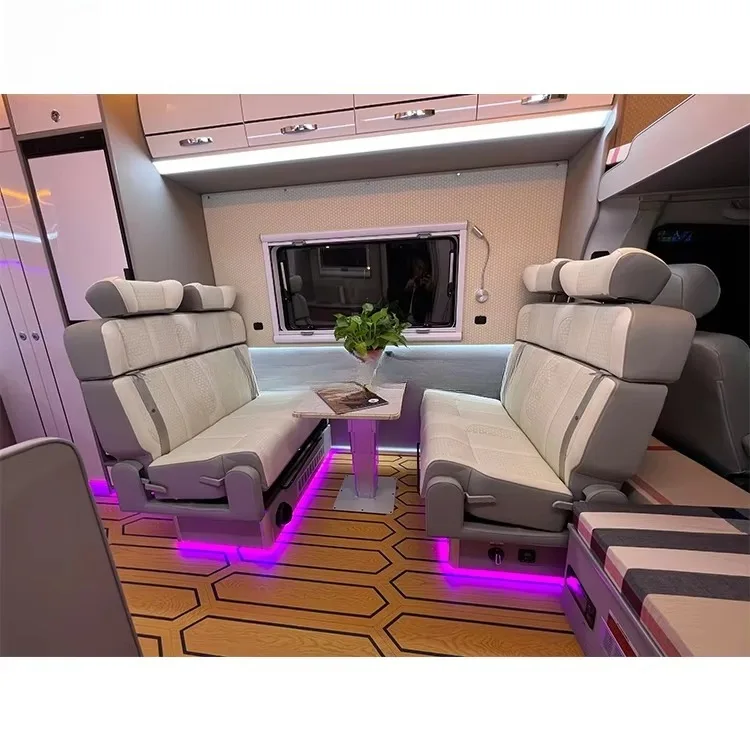 Customized Multiple Function Punchuring Nappa Leather Aviation Headrest Folding Bed Seat Chair for DIY Van RV Caravan Conversion