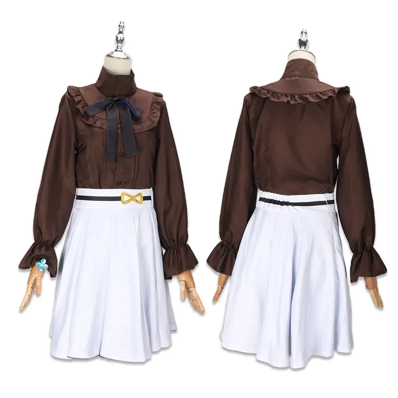 

TYV55WHH Anime Ganyu cosplay collaboration regular wear 2D Halloween women shirt and DRESS Role play partyL]]L25