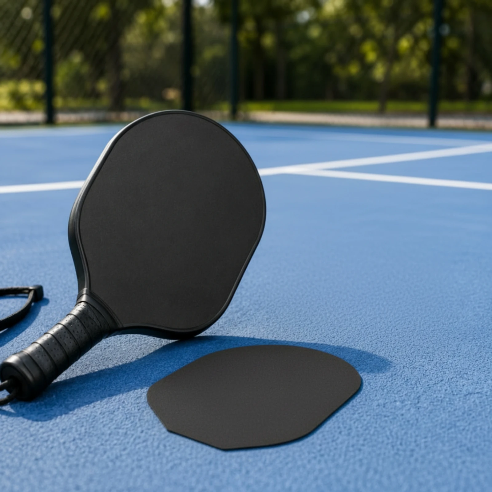 Pickleball Paddle Face Protector Scuff-Resistant Pickleball Paddle Protective Film Matte Flat Design for Recreational Players