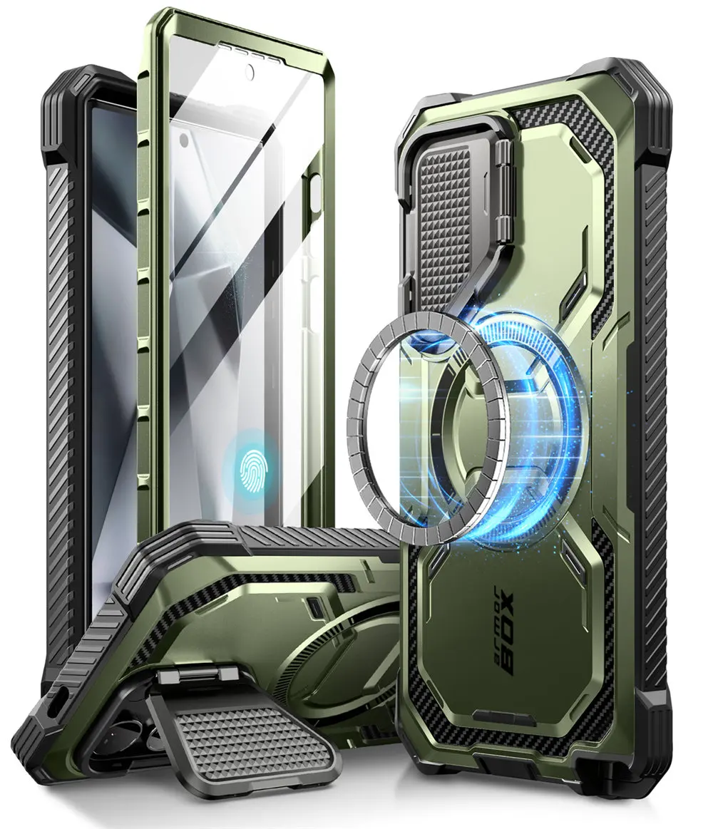 For Samsung Galaxy S24 Ultra Case (2024 Release) 6.8 inch I-BLASON Armorbox Full-Body Rugged Case with Built-in Screen Protector
