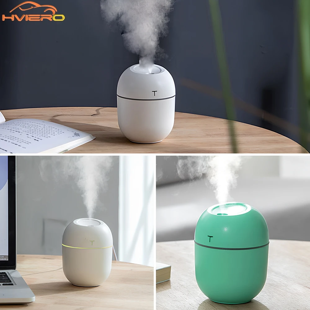 

Mini Ultrasonic USB Air Humidifier 220ML for Car Home Desktop auto Purifier Cool Mist Aromatherapy Essential Oil Dense Fog tools