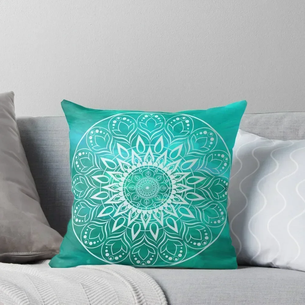 

Sea Mandala Throw Pillow Pillow Cases Decorative Sofa Cushions Covers ornamental pillows for living room Custom Cushion pillow