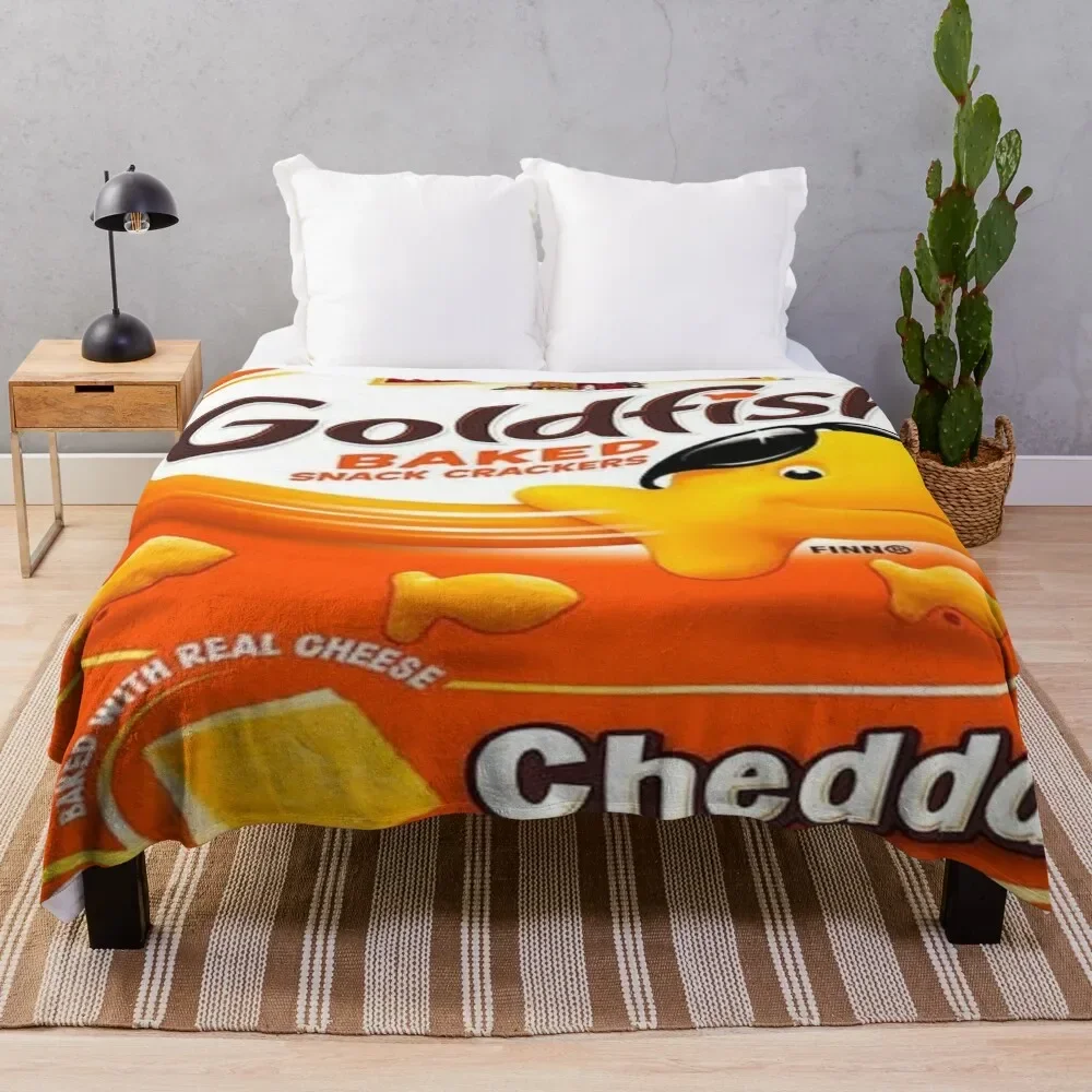 

Goldfish Throw Blanket warm winter Luxury Brand Blankets