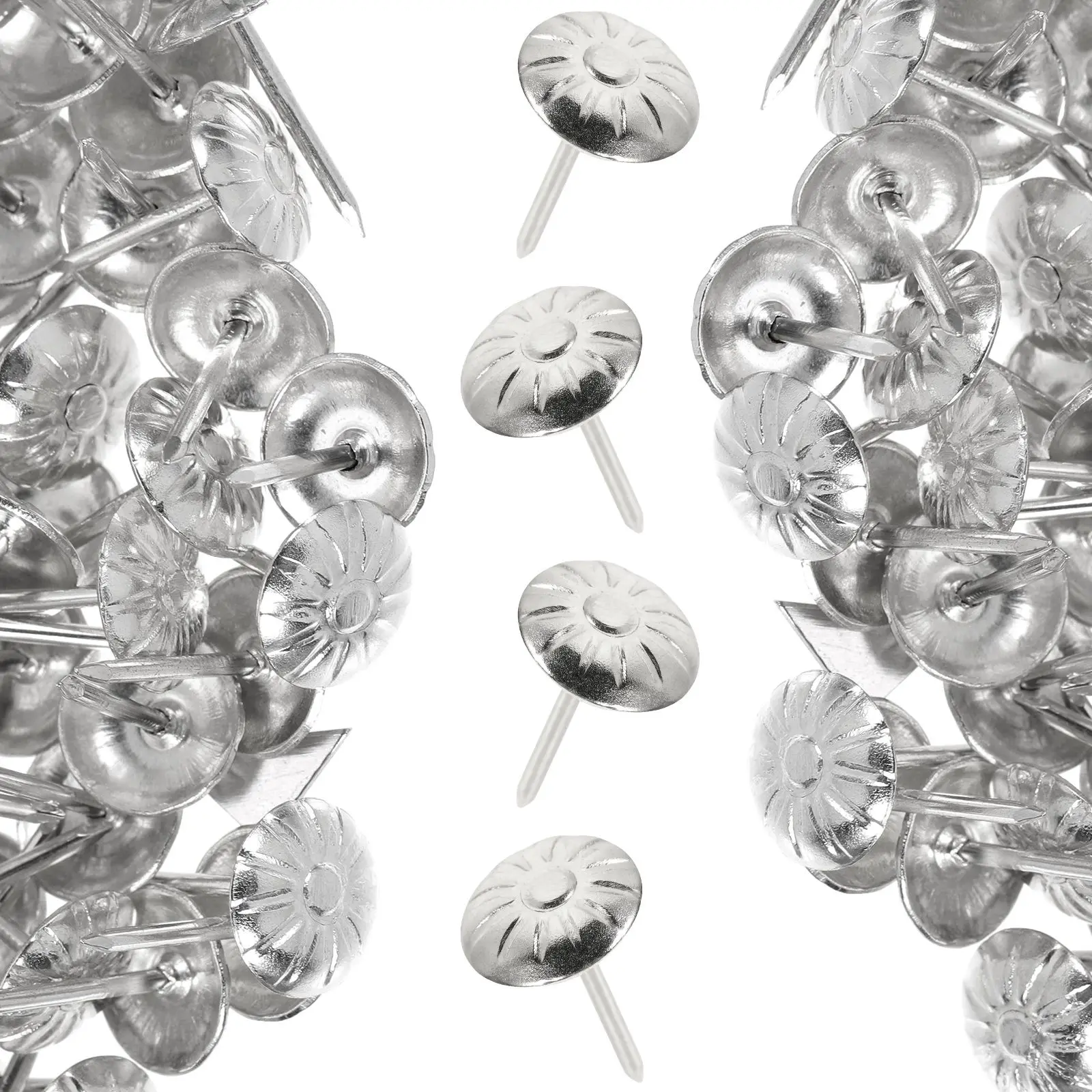 

300 Pcs Upholstery Nails Retro Iron Decorative Tacks for Furniture DIY Soft Bag Sofa Bed Wall Craft Thumb Pins