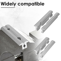 1 Pair Vise Jaws Fixture 4/6 Inch Aluminum Alloy Magnetic Vice Jaws Protectors Cover for Woodworking DIY Making Plumbing