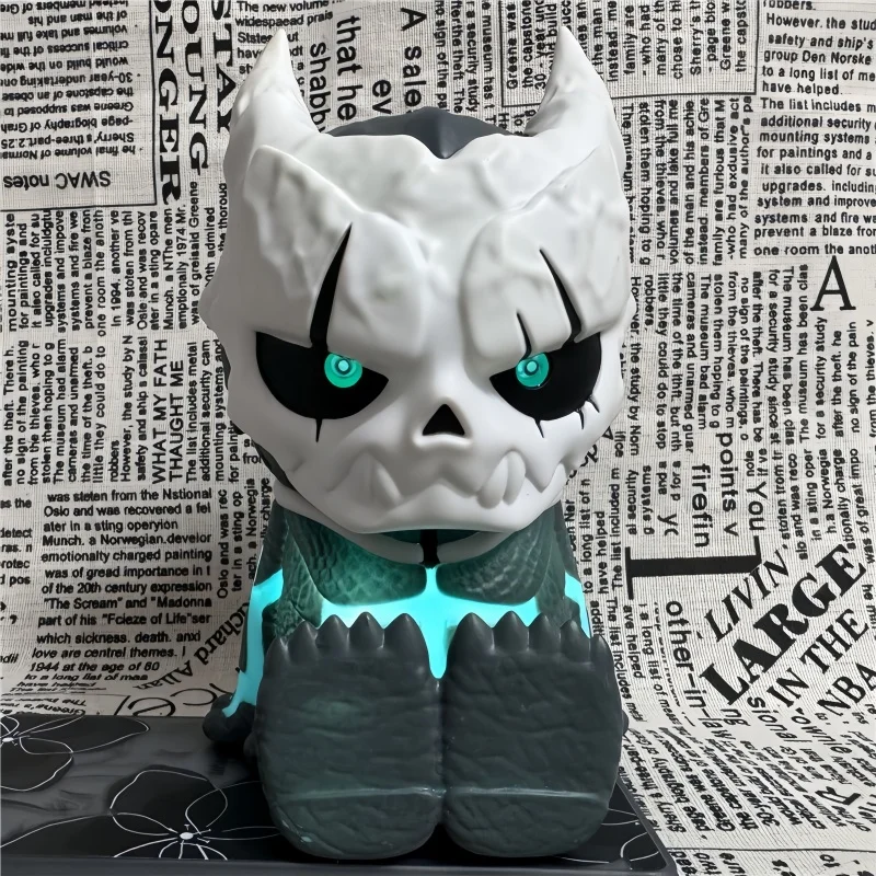 Nowy Autentyczny Kaiju No. 8 Figurki Urocze Siedzące Postawy Klikające w Lampkę Atmosferyczna Mała Lampka Nocna Anime Modne Zabawki Ozdoby Prezent