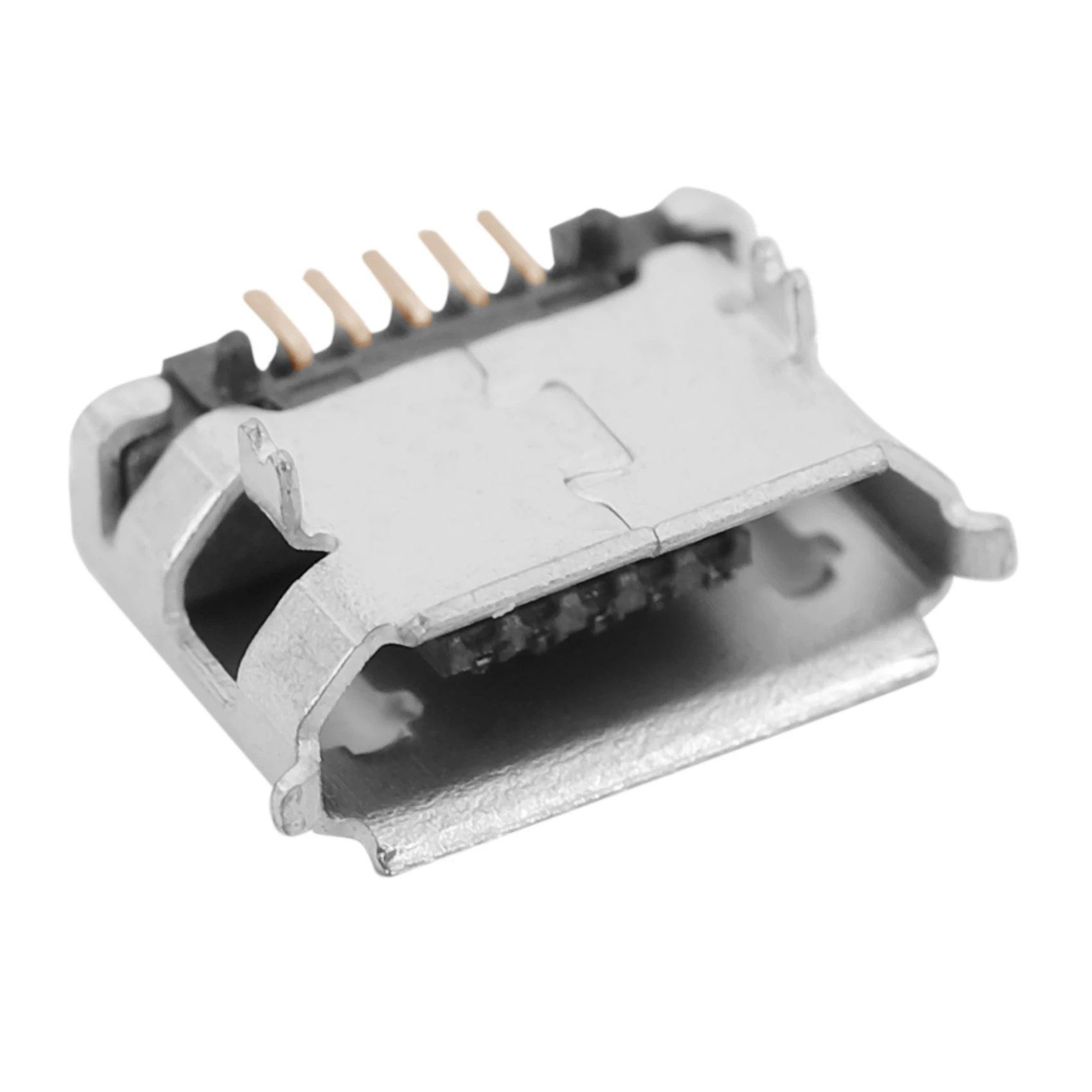 180Pcs Micro-USB Type B Female 5 Pin SMT Placement SMD DIP Socket Connector