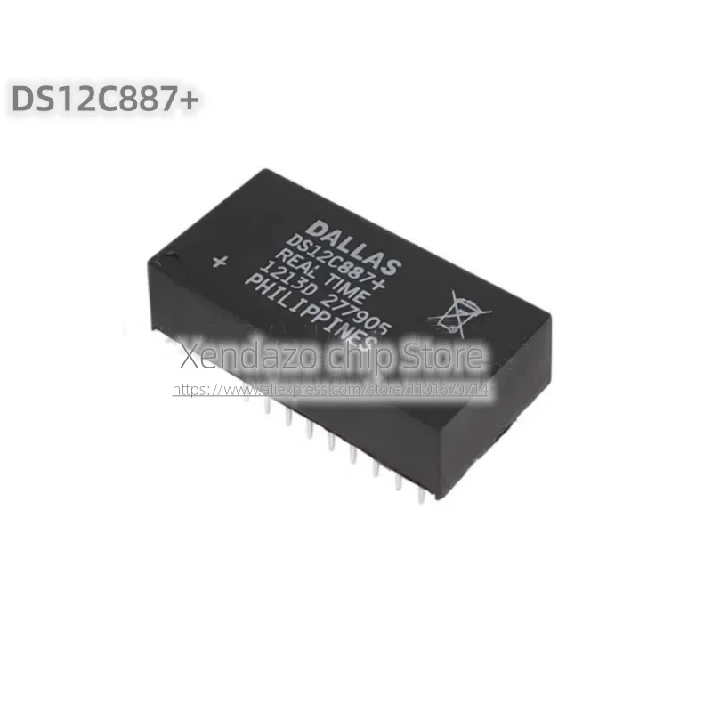 5pcs/lot DS12C887+ EDIP-24 Package Original Genuine Clock/Calendar I2C Interface Real-Time Clock Chip