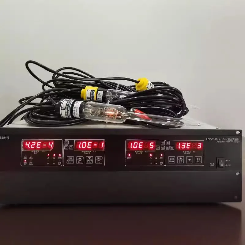 مقياس الفراغ المقاوم التأين الحراري، متوفر مع شفة زجاجية لأنبوب الفراغ #5